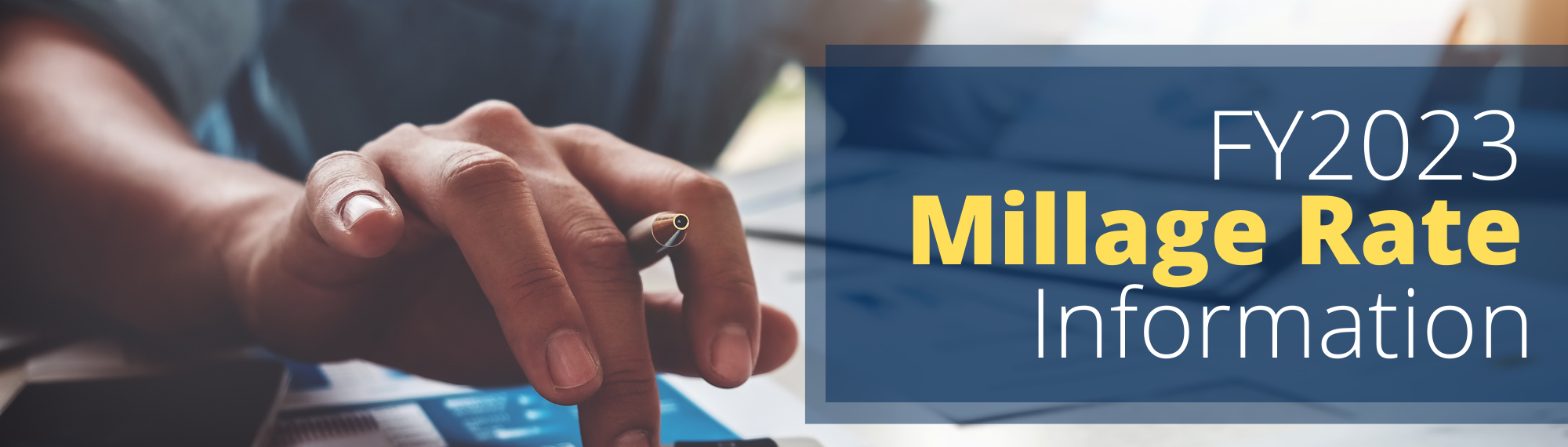 FY23 Millage Rate Information