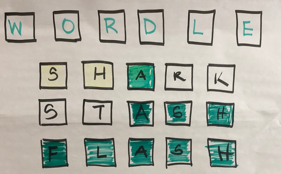 Wordle bulletin board
