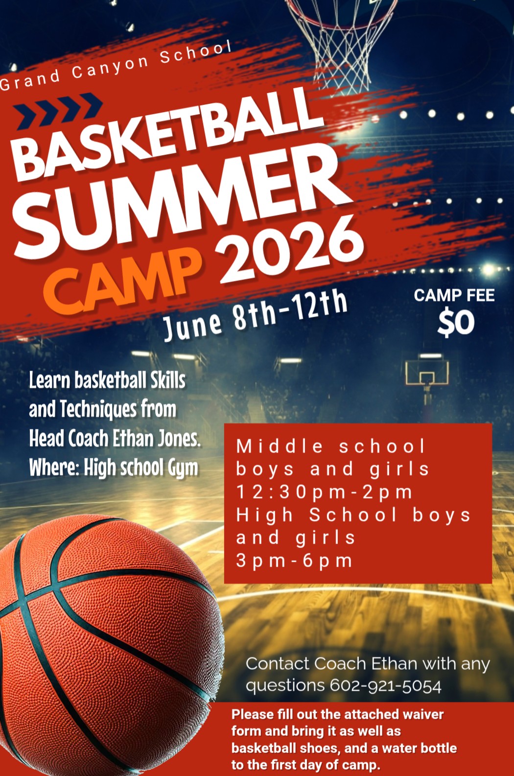 Summer Basketball camp