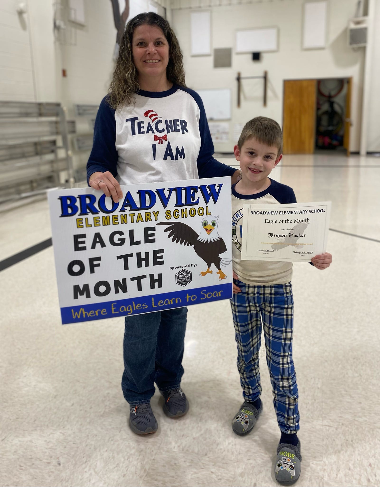 First Grade Eagle of the Month