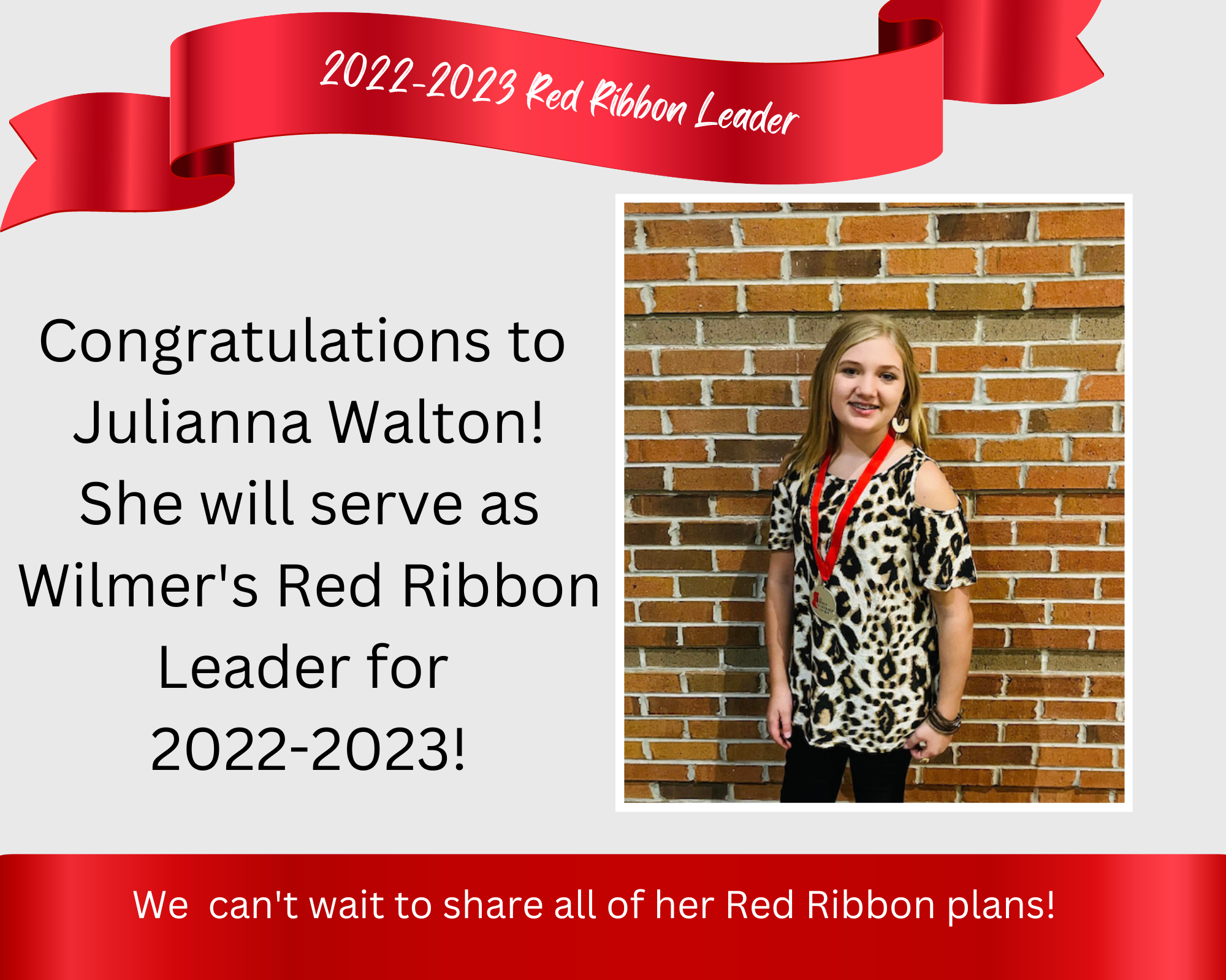 Red Ribbon Announcement 2022-2023