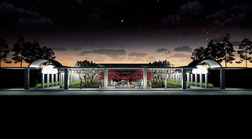 Sumter Middle School Entrance Canopy
