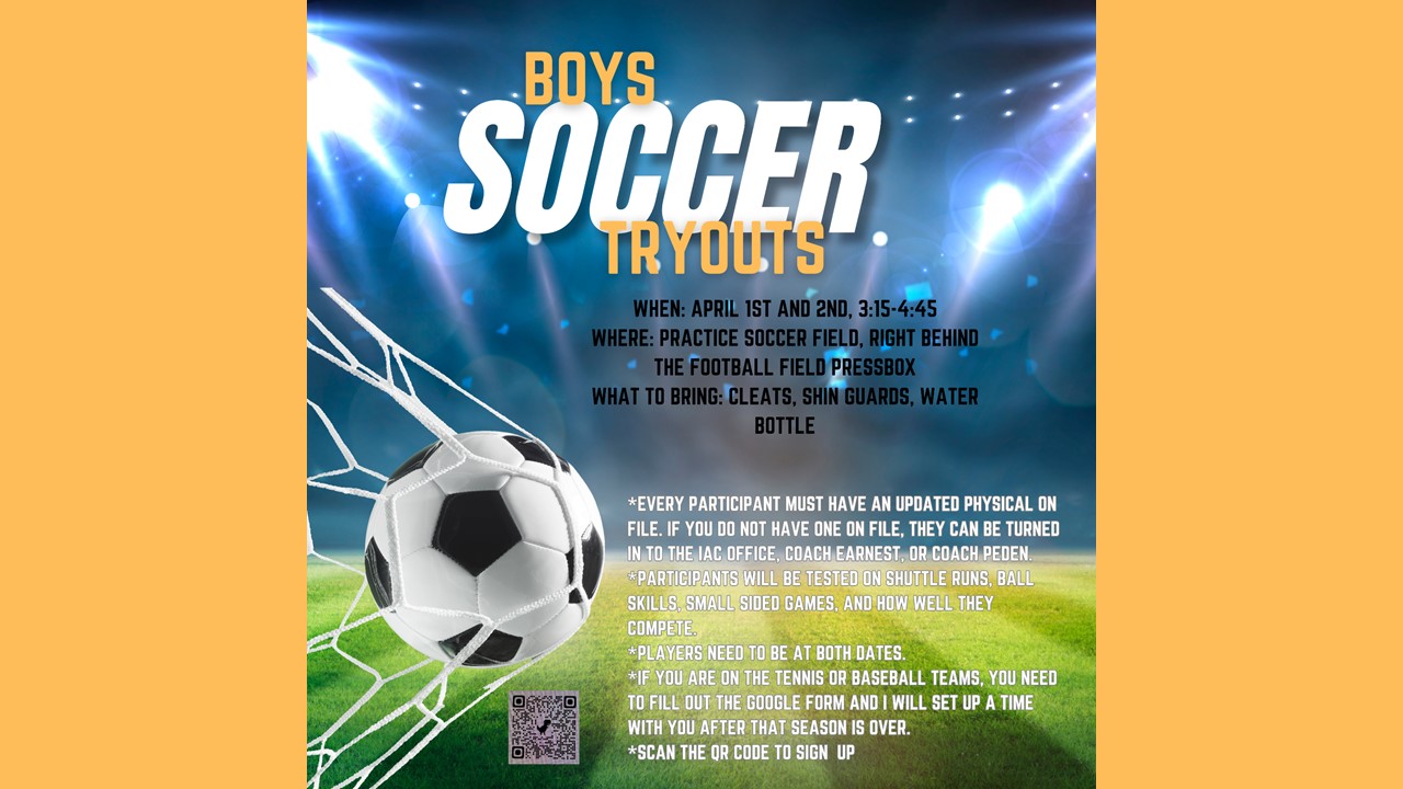 Boys Soccer Tryouts