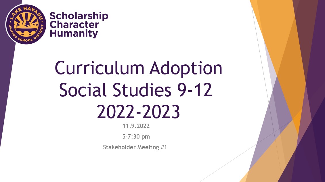 image for link to Social Studies Curriculum Overview presentation