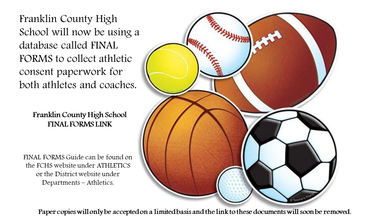 FINAL FORMS link for athletics