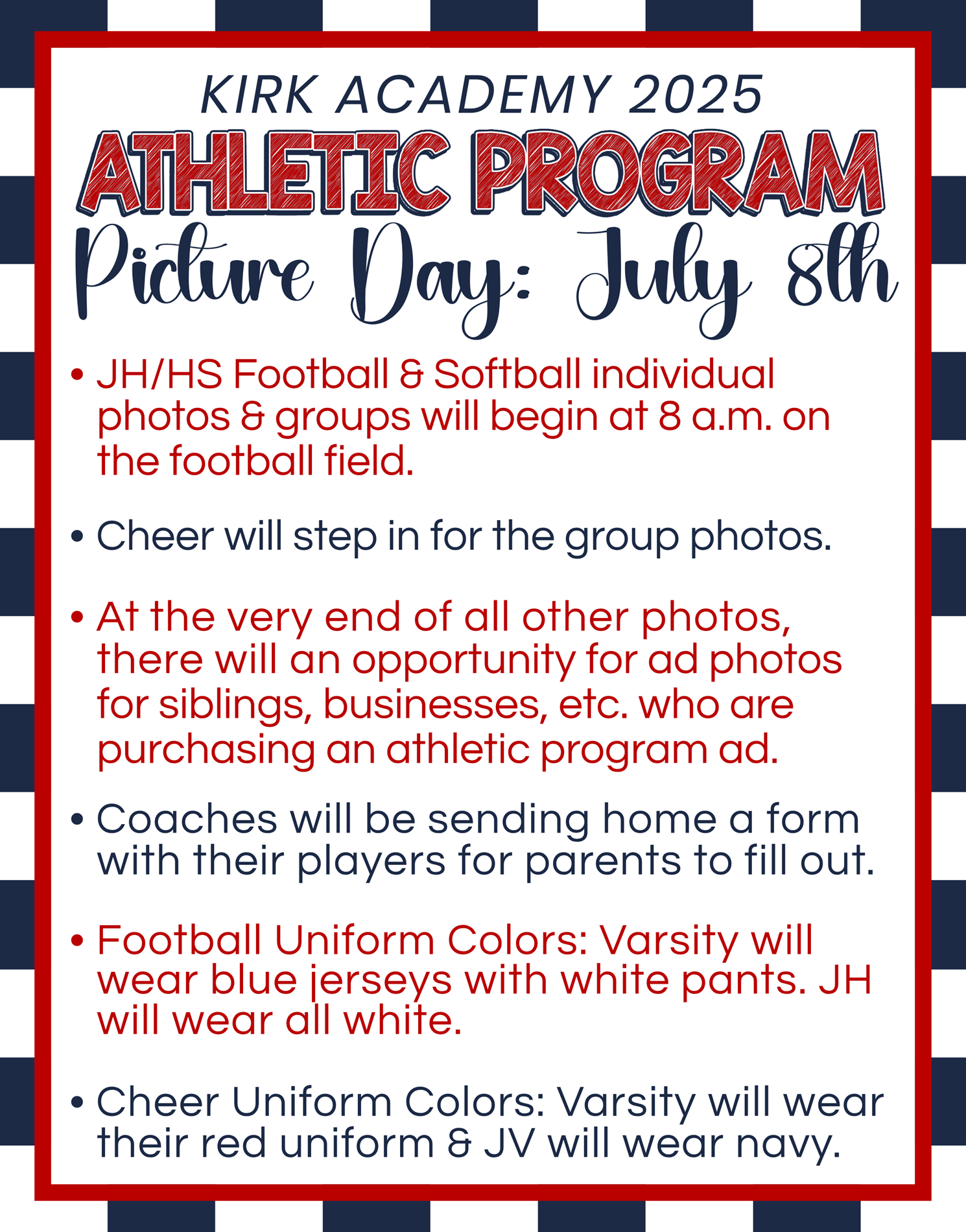 Athletic Program Pictures
