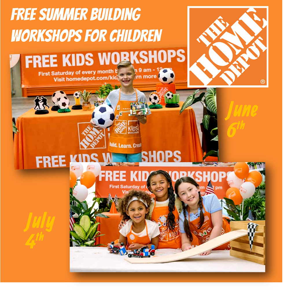 Home Depot Kids Workshops info Home Depot Kids Workshops info