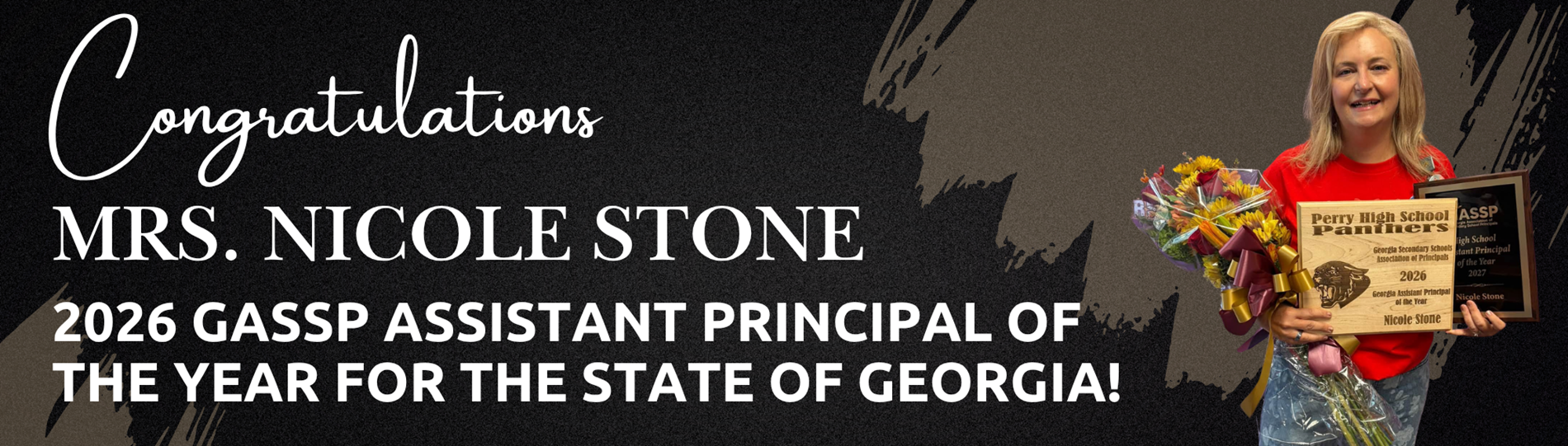 Nicole Stone is GASSP's 2026 Assistant Principal of the Year