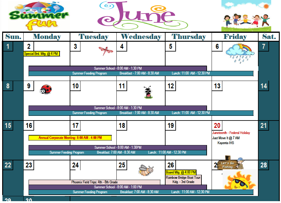 Activity Calendar Activity Calendar