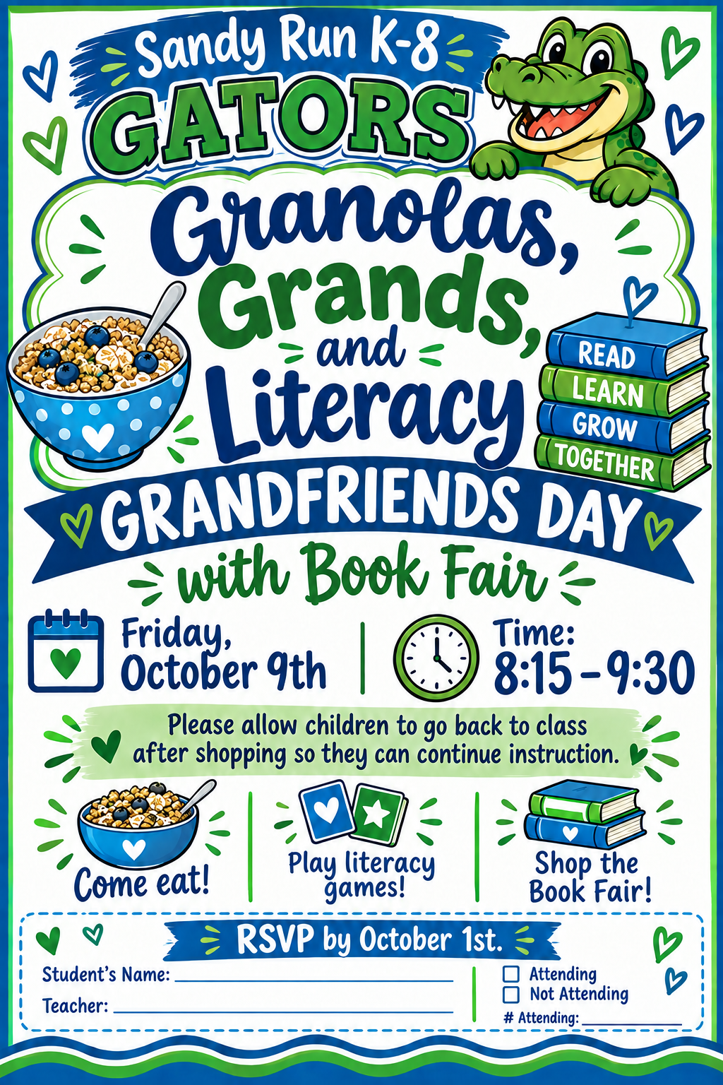 Picture of Grands and Granola Flyer