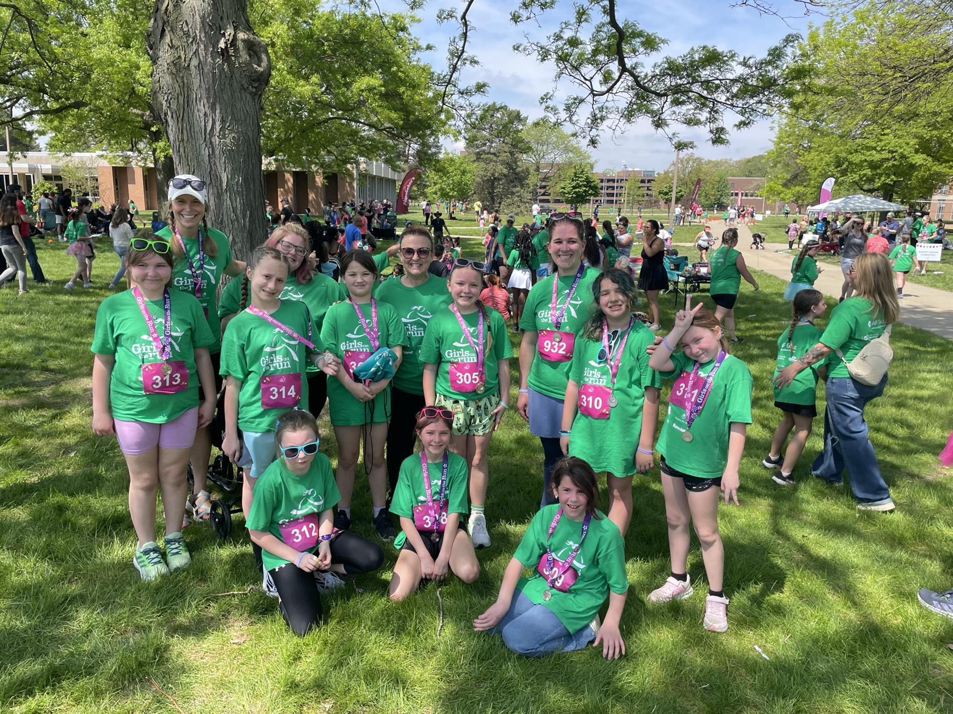 Emerson and Bryant Girls on the Run