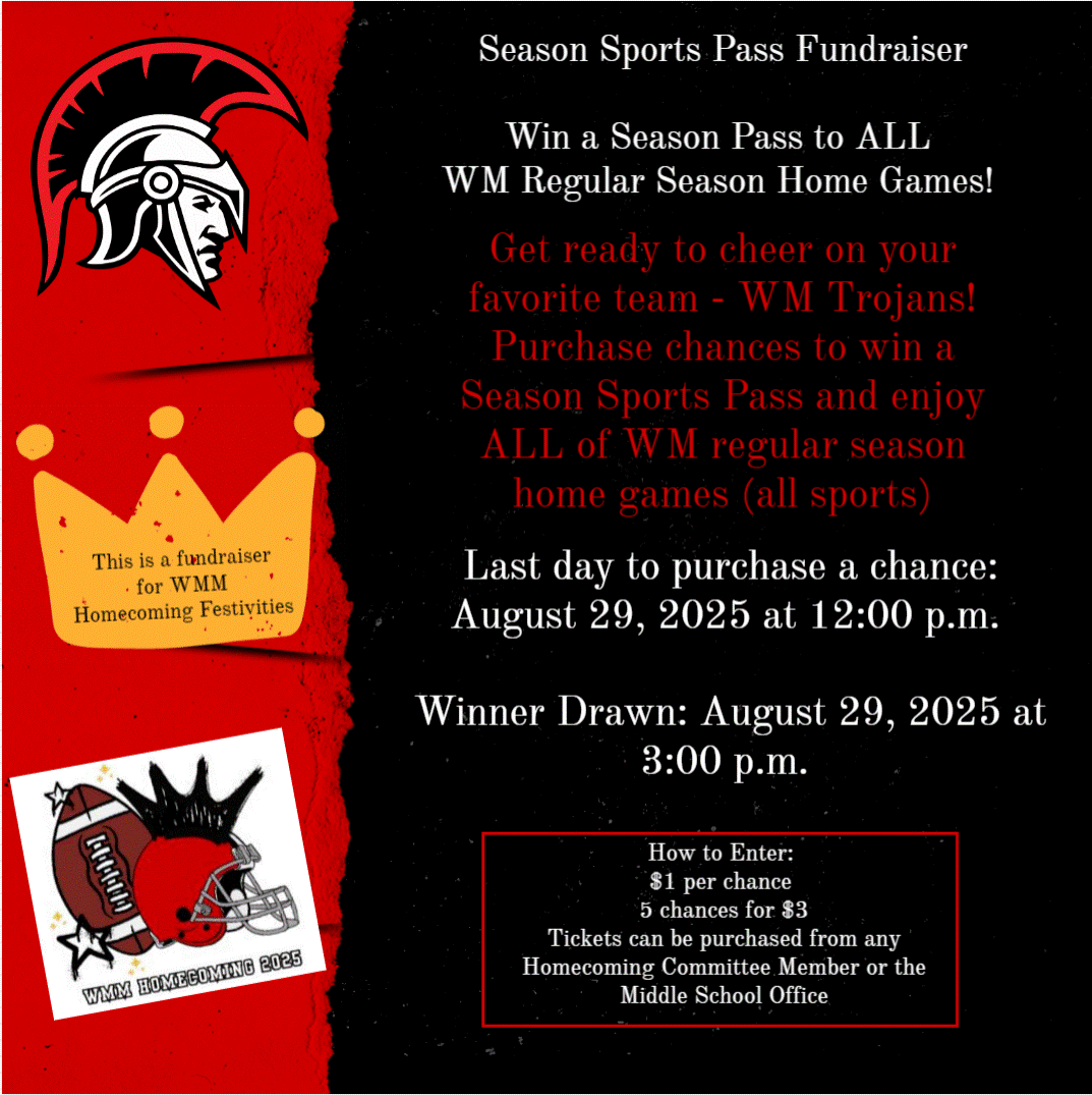 $1 a chance for a Seasons Sports Pass for all home WM games