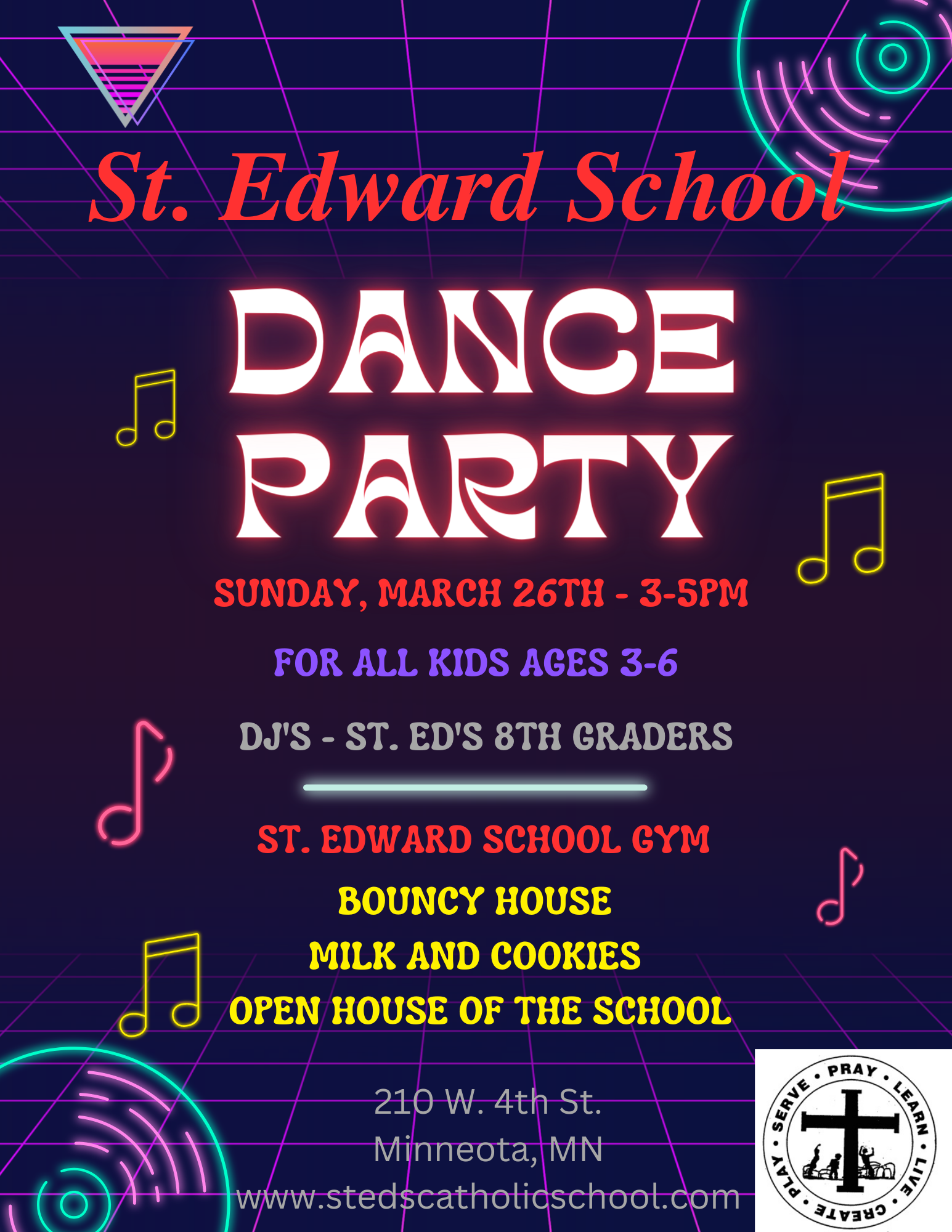 Dance party flyer