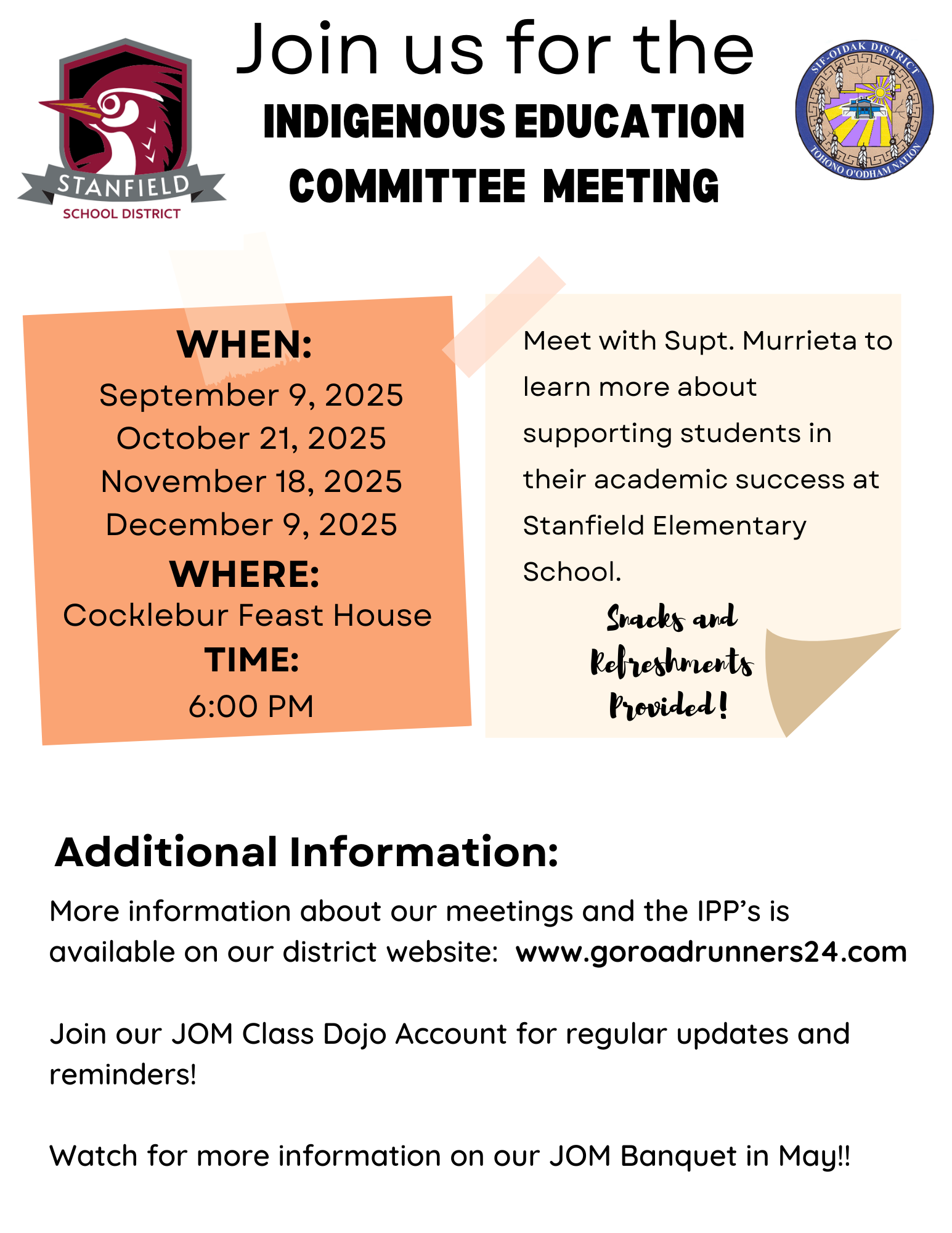 JOM Committee Meeting JOM Committee Meeting