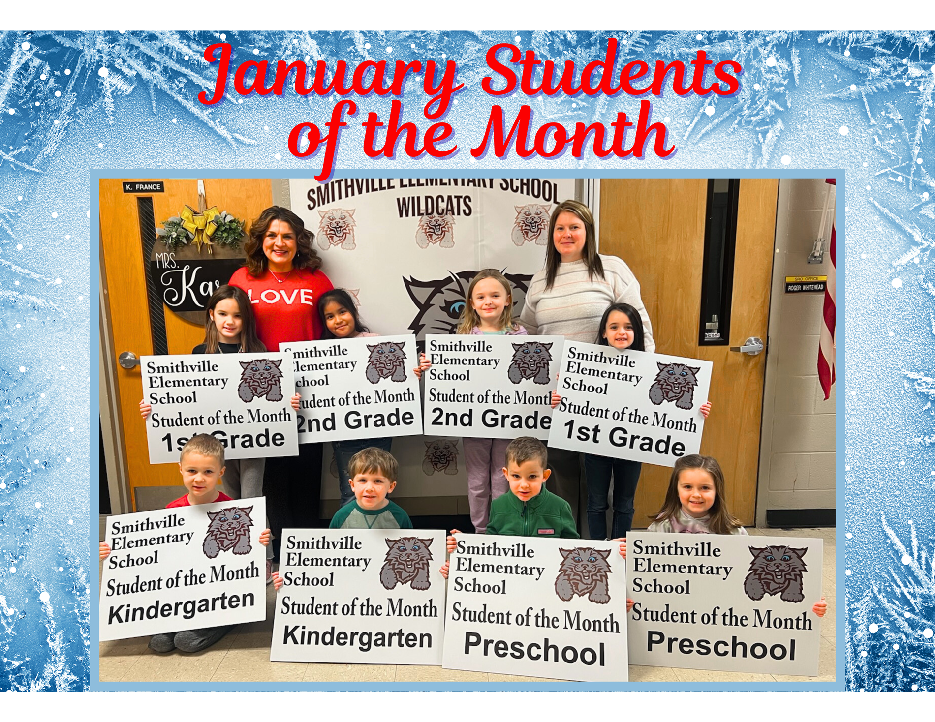 January Students of the Month
