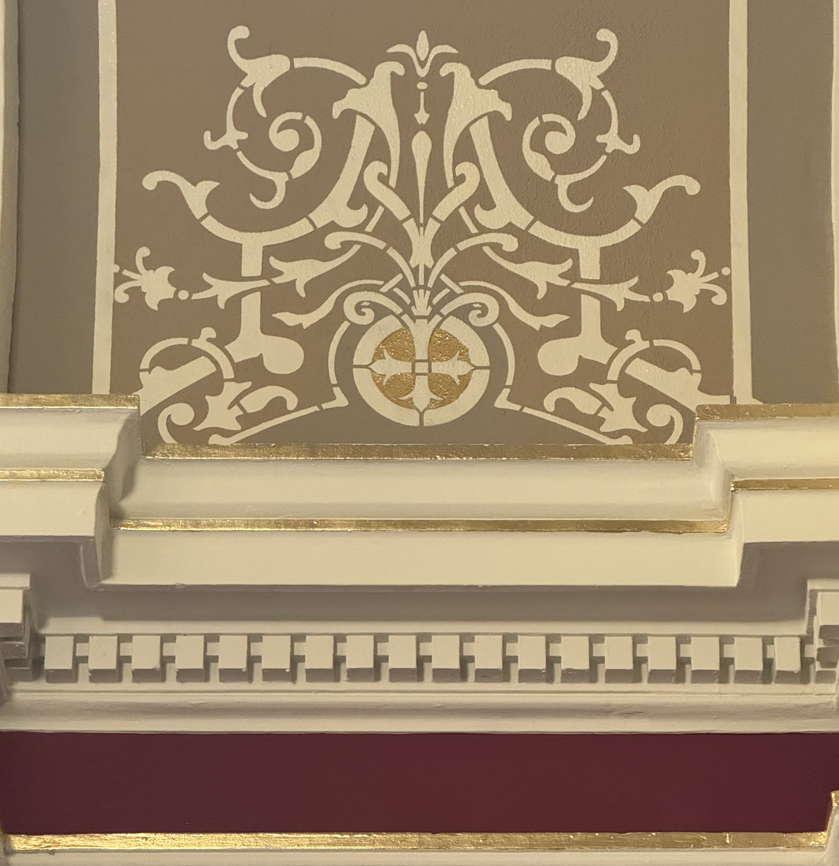 Stencil Transept rib