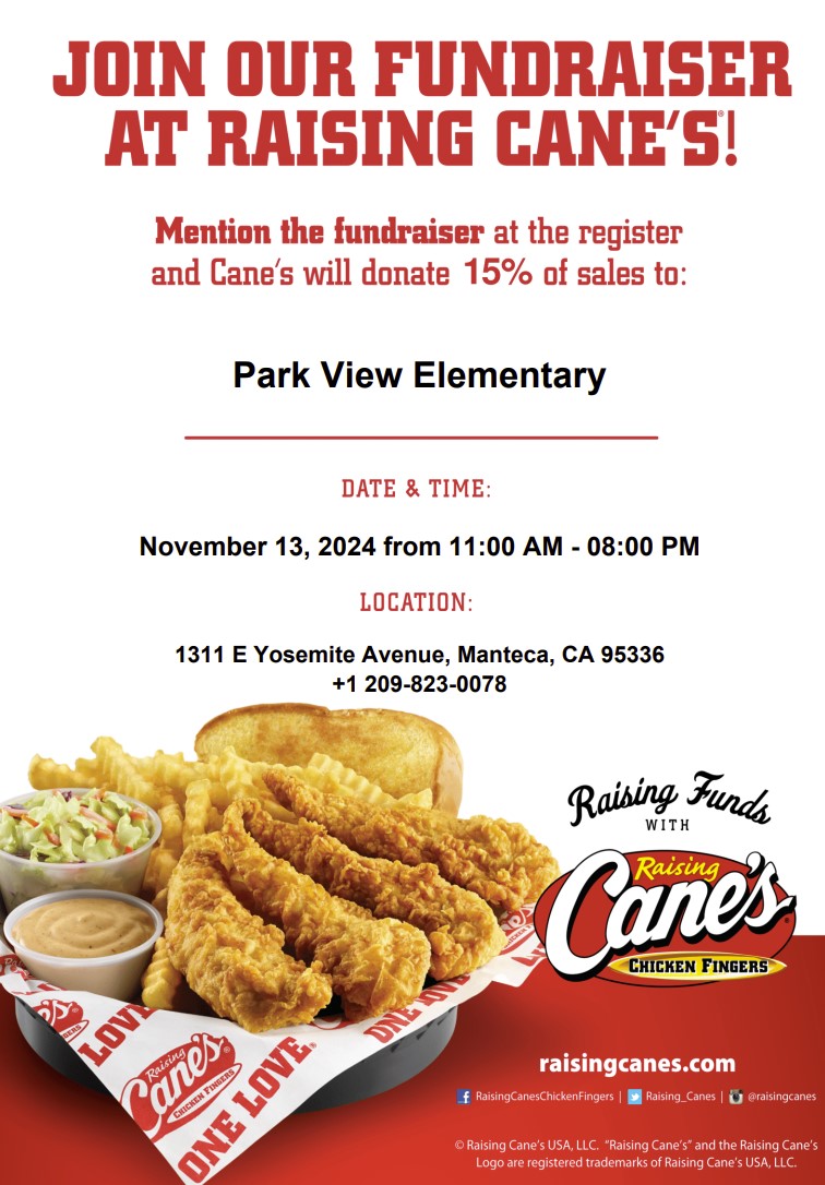 Raising Cane's Flyer