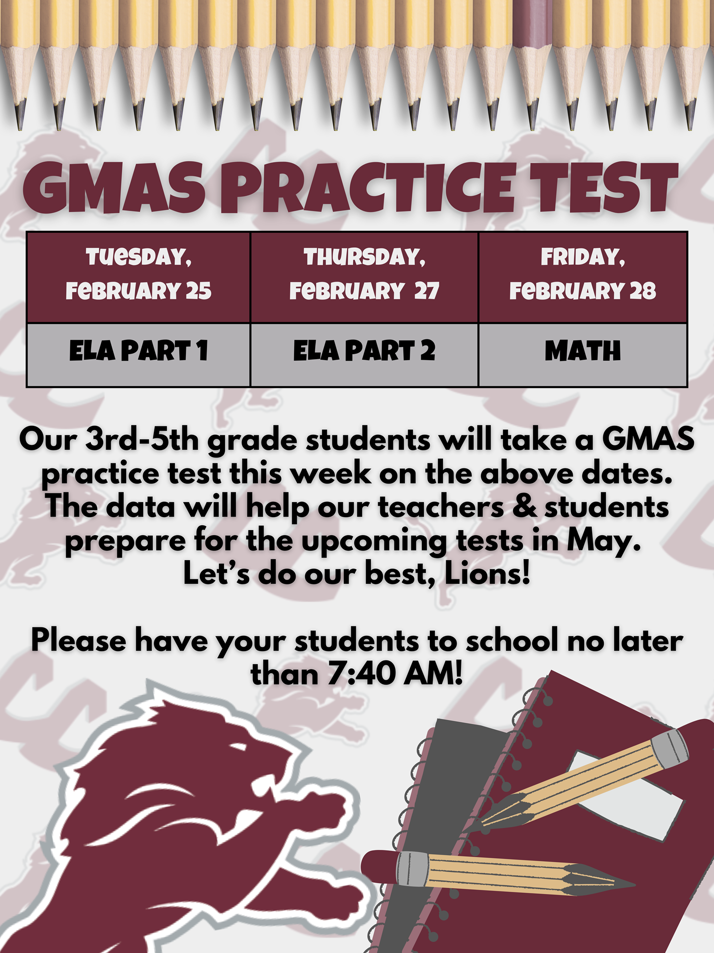 GMAS test practice