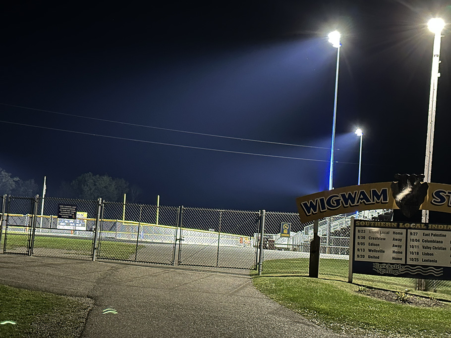 The New Lights After a Game