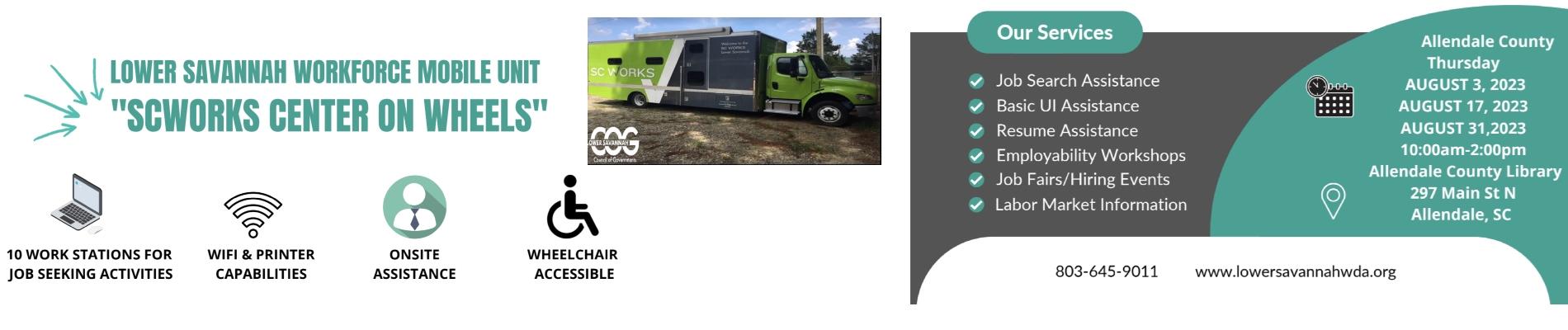 SC Works Center on Wheels