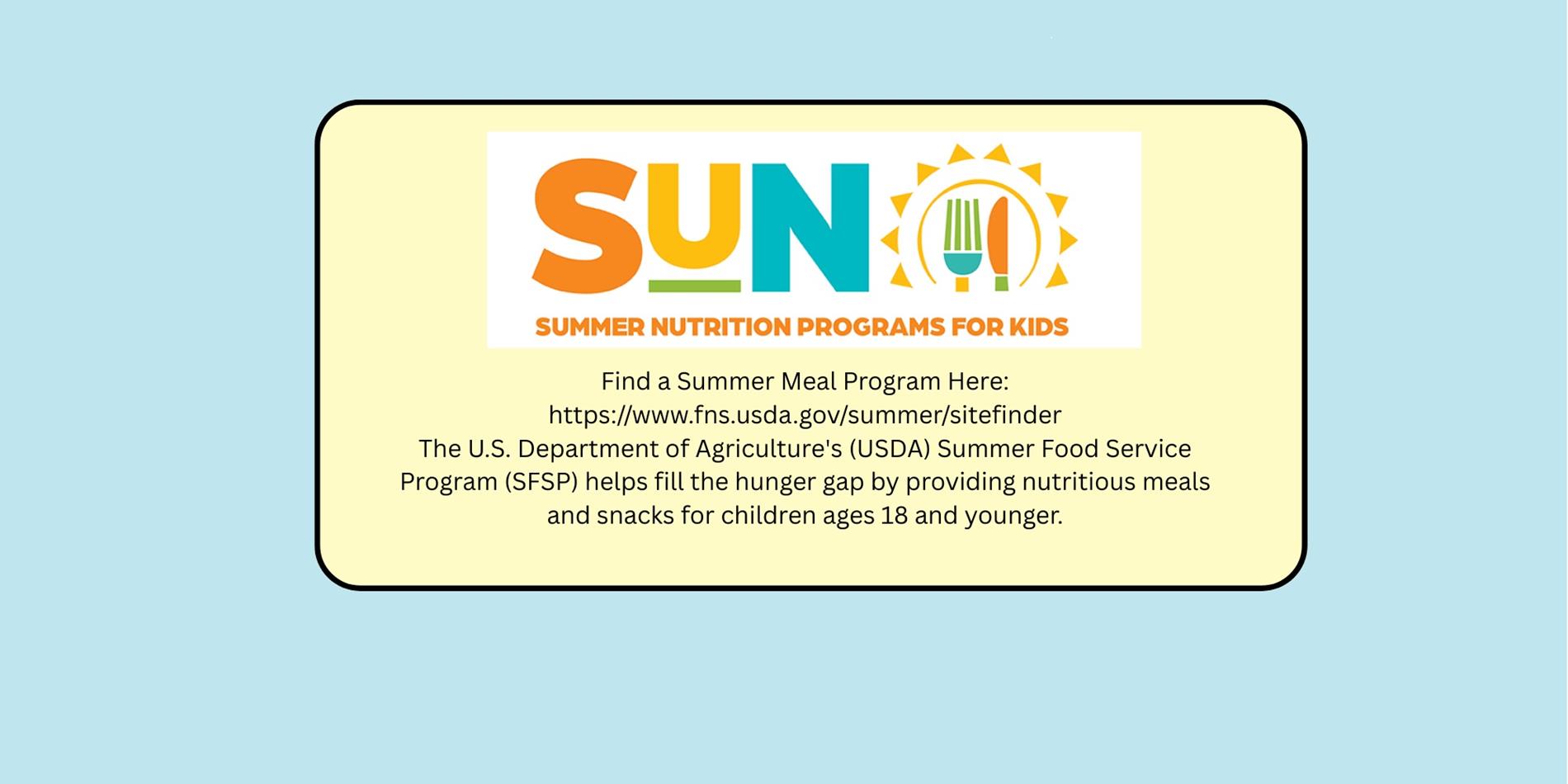 free summer meals free summer meals