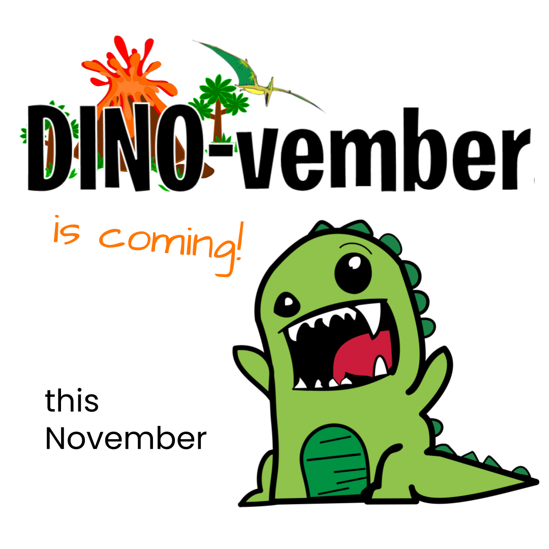 DINO-vember starts November 1, 2023 at SFPL!