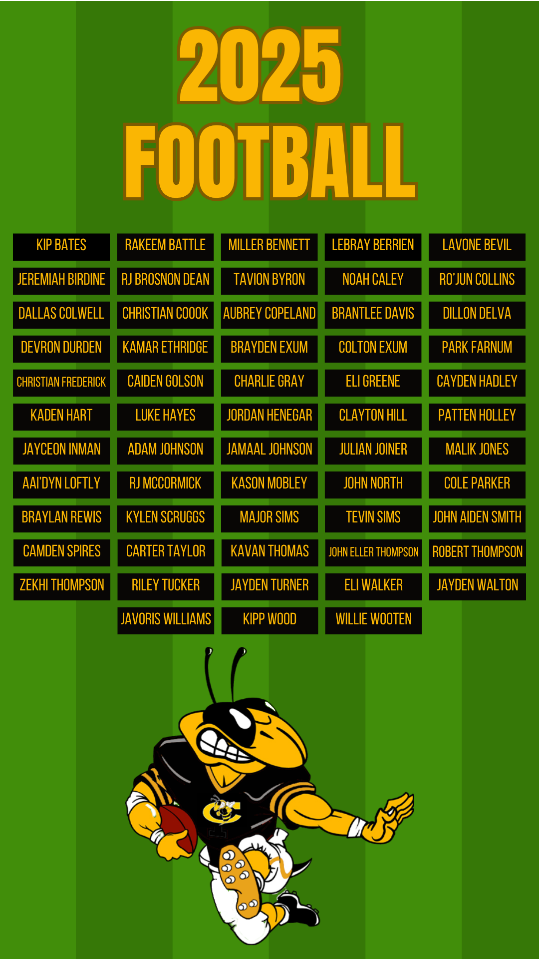 Football Roster