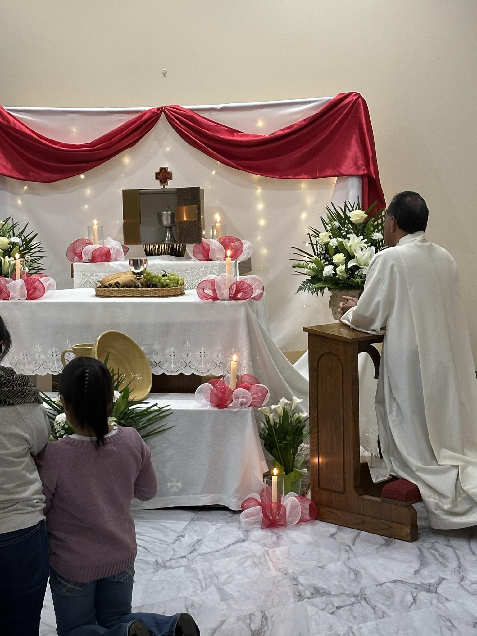 Fr. Antony in adoration