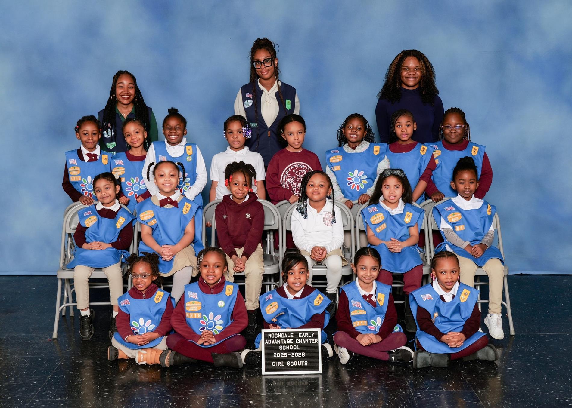 Girl Scouts Daisy group photo