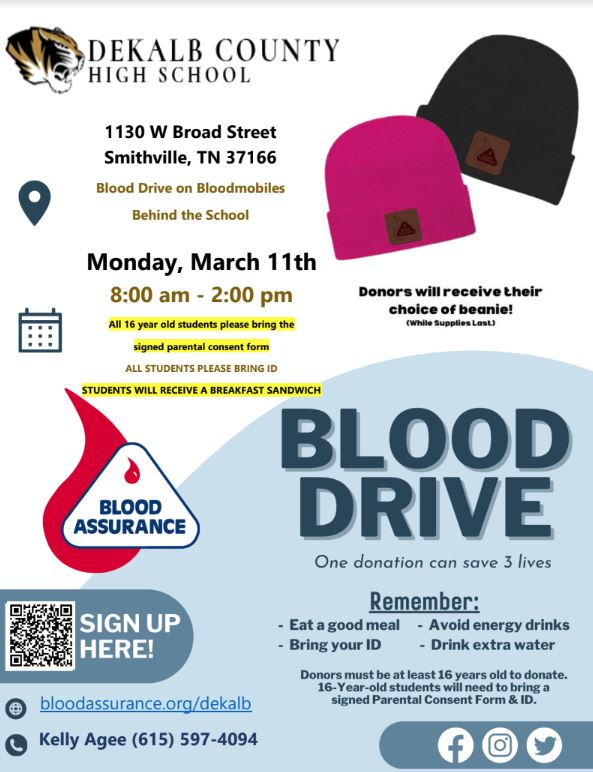 Blood Drive March 11