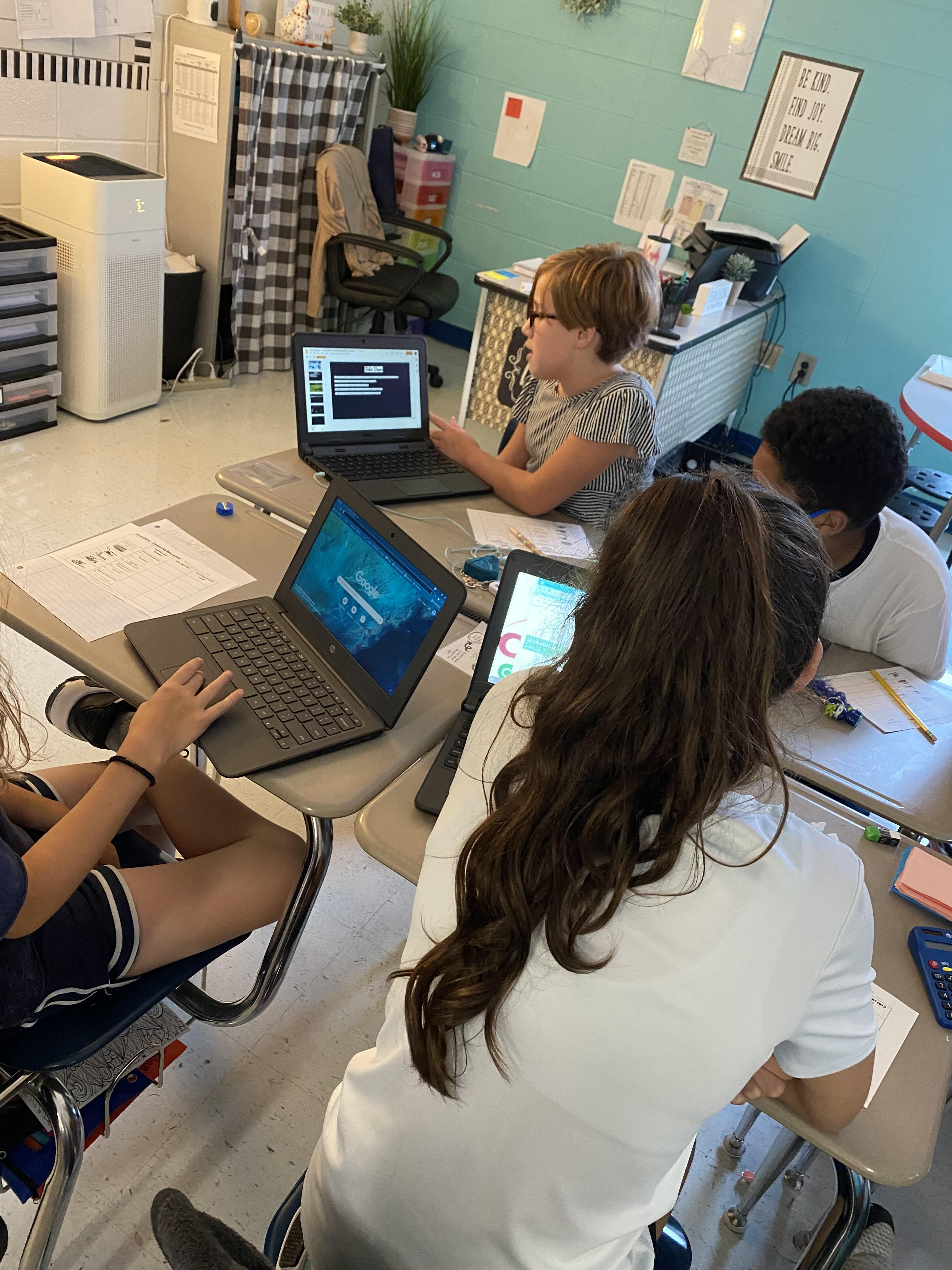 students in classroom