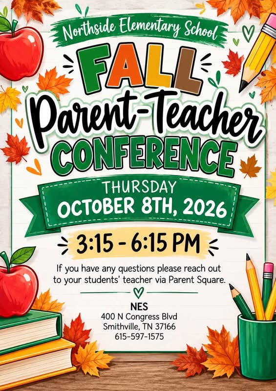 Parent Teacher Conferences 10-8-26