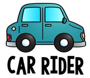 Car Rider Tag