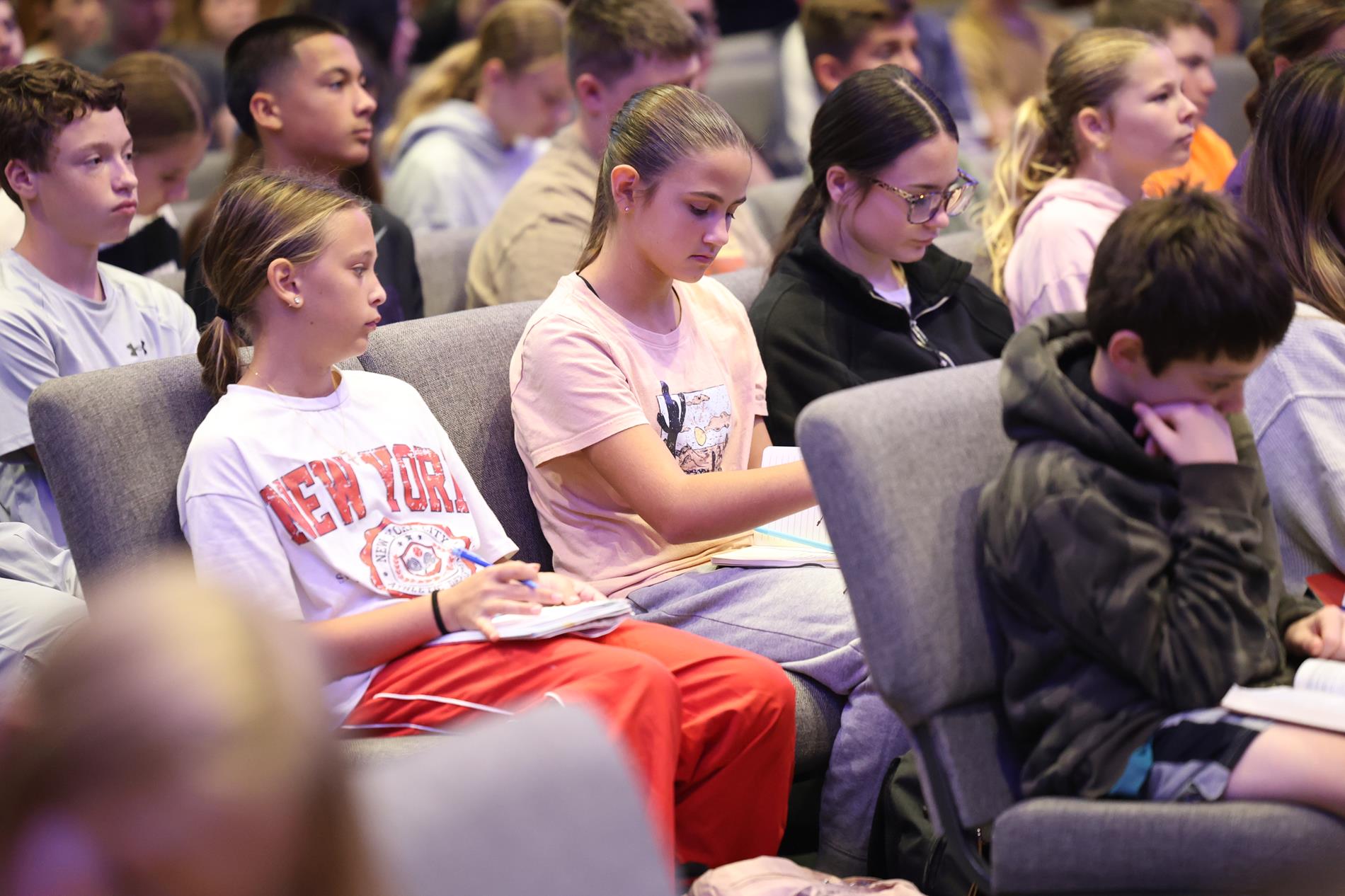 Students in Chapel