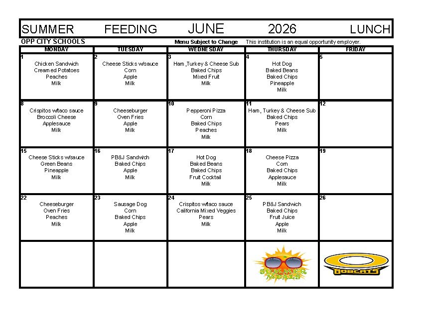 Summer Feeding 2026 Lunch