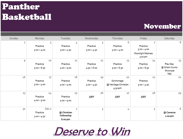 December Calendar