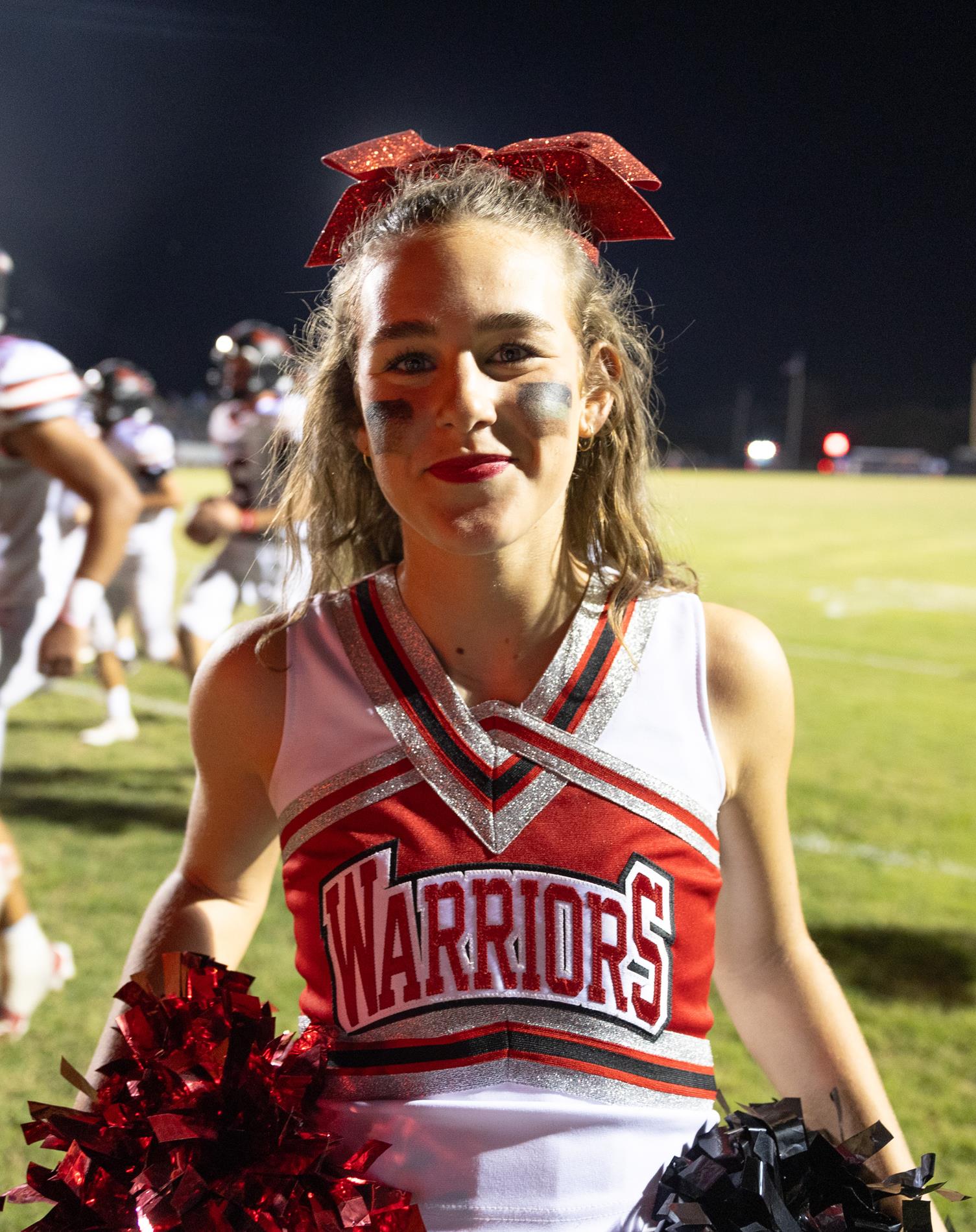 Ingram Tom Moore cheerleaders at Comfort High School