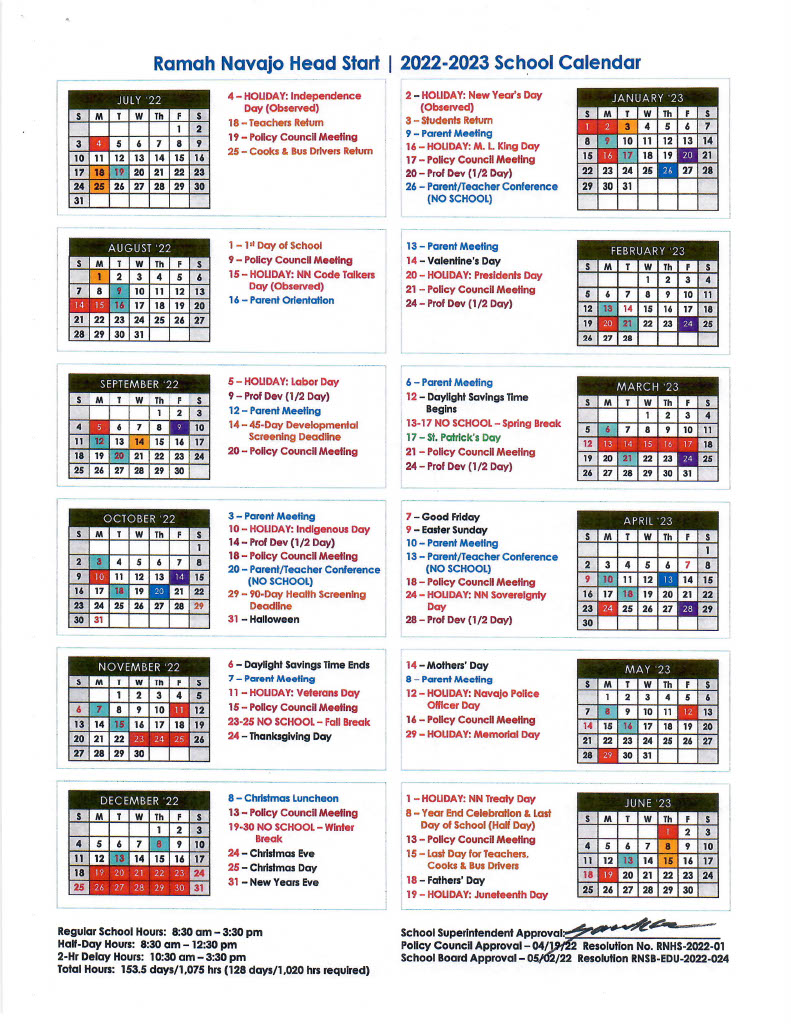 Headstart Calendar 24-25