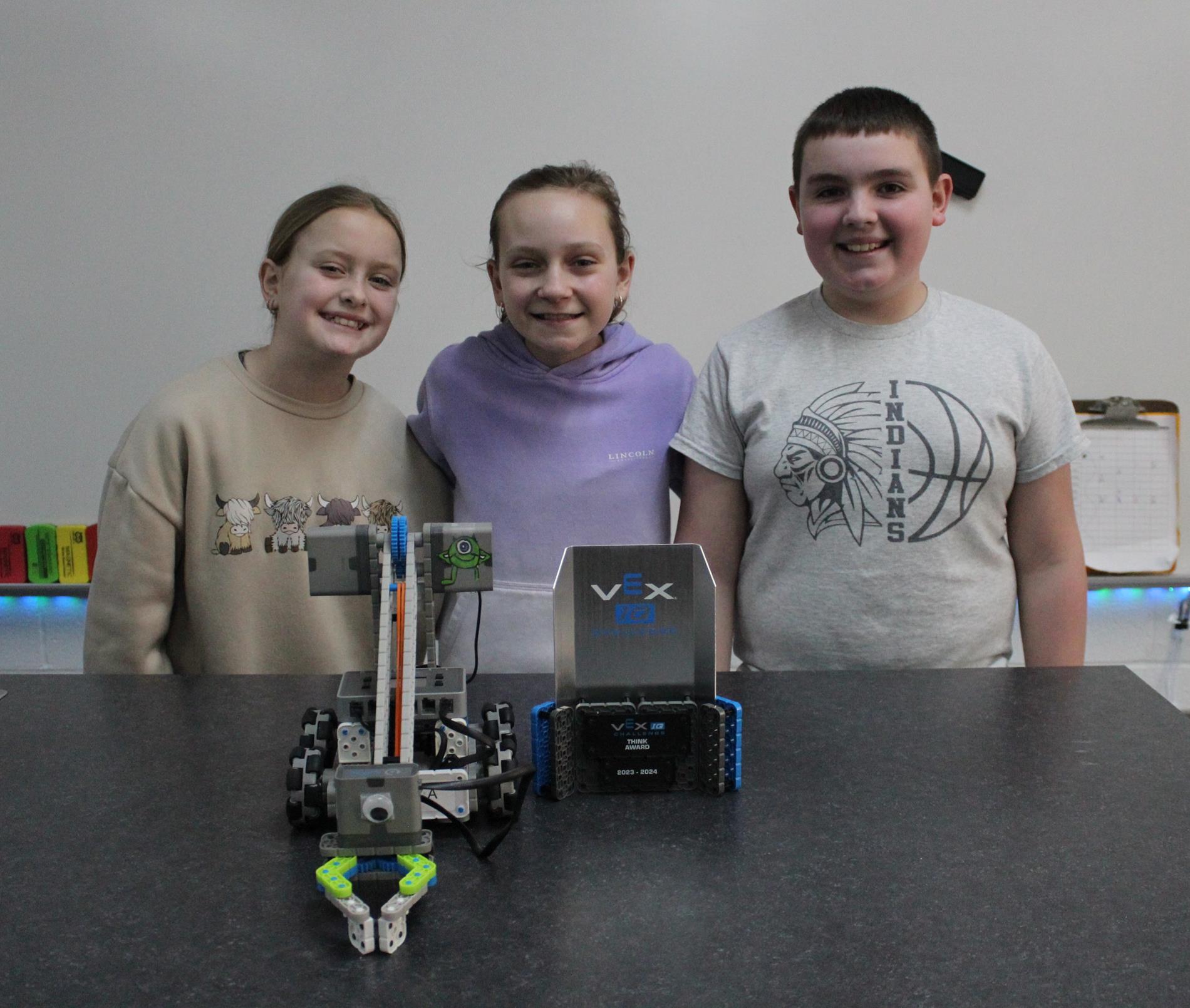 Fifth grade robotic team