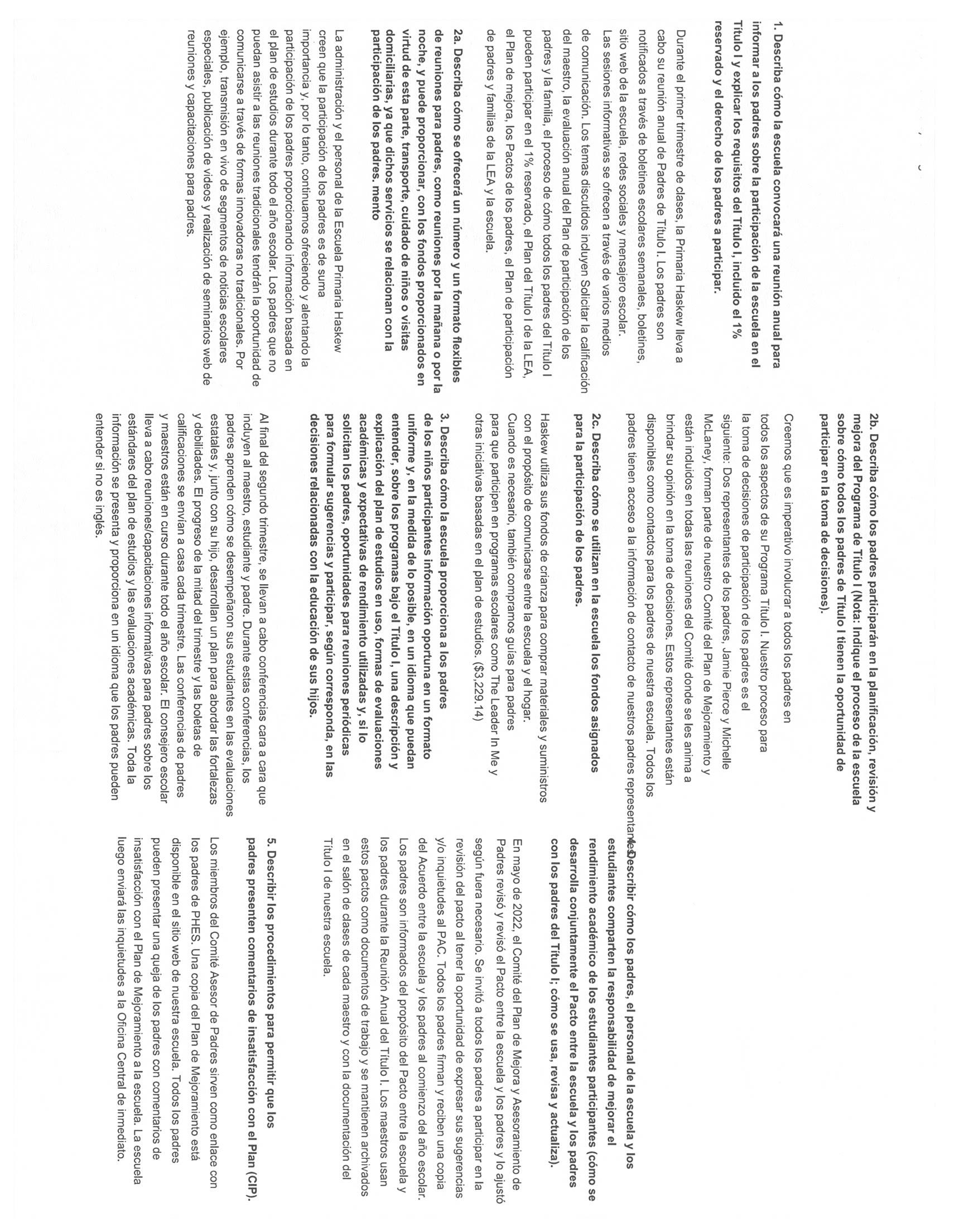 Parent and Family Engagement Spanish P2 Parent and Family Engagement Spanish P2