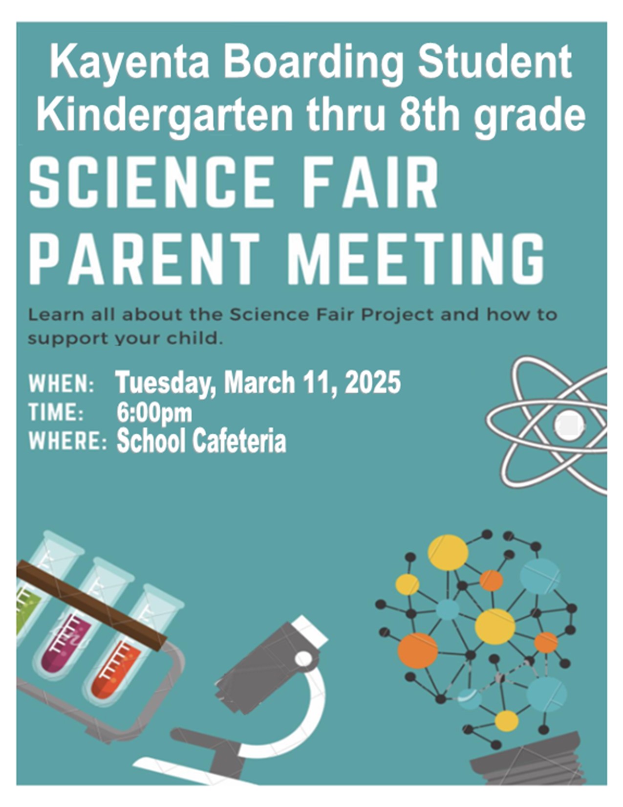 Science Fair parent meeting