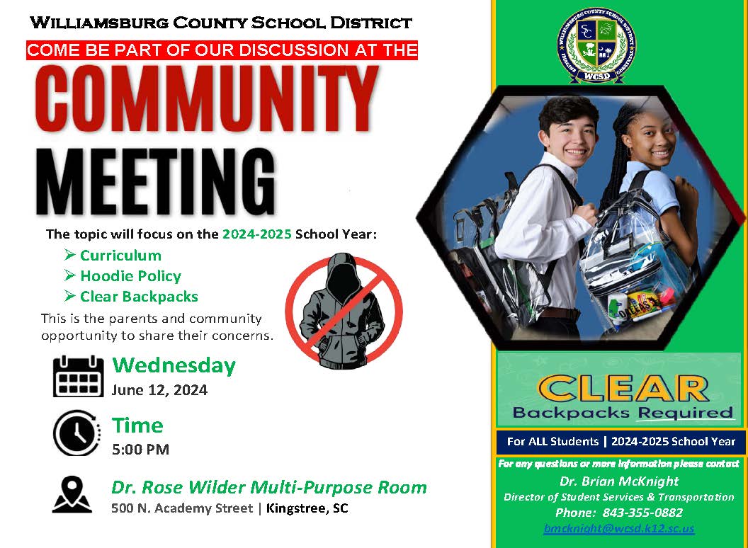2024 2025 School Community Meeting