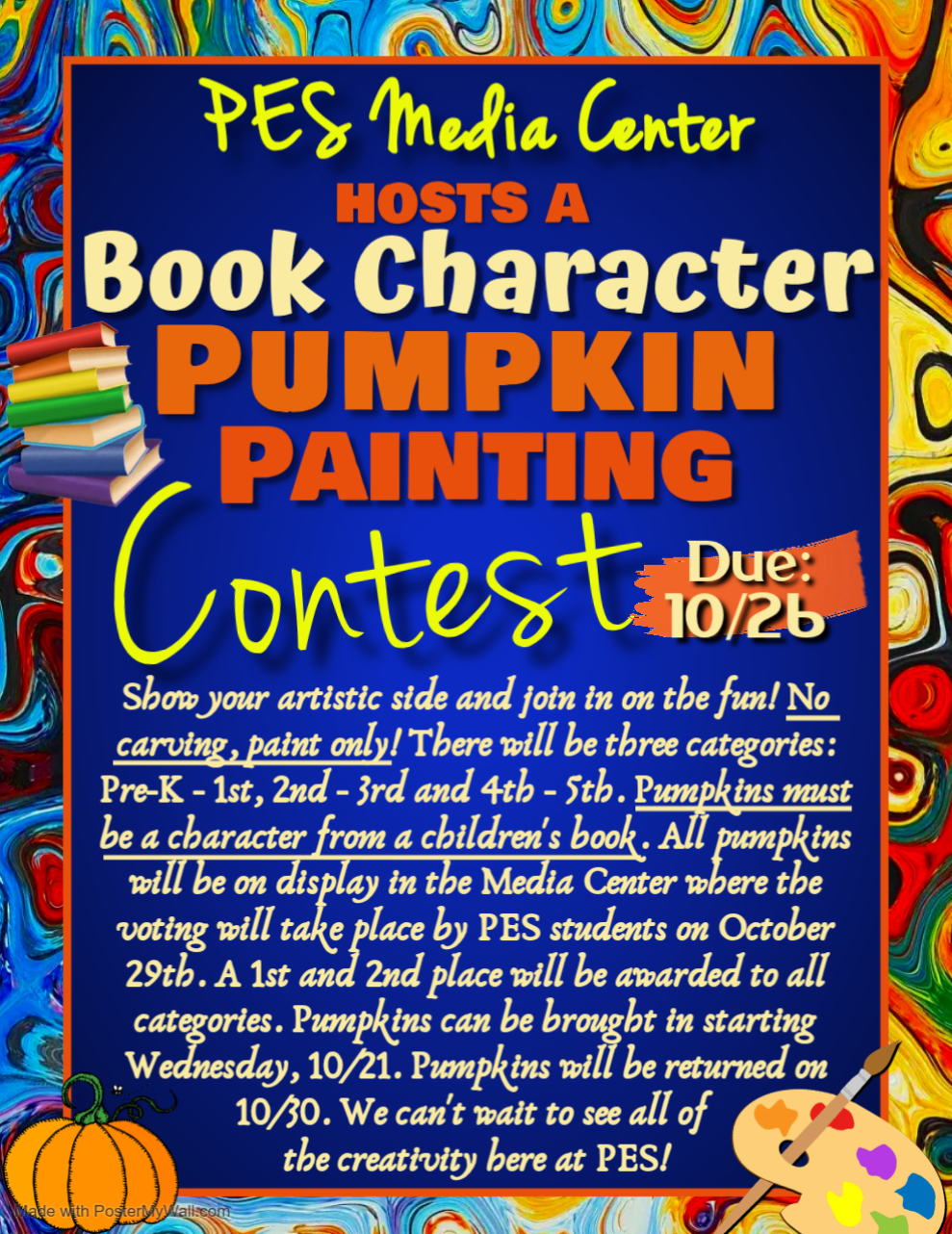 Pumpkin Painting Contest Flyer