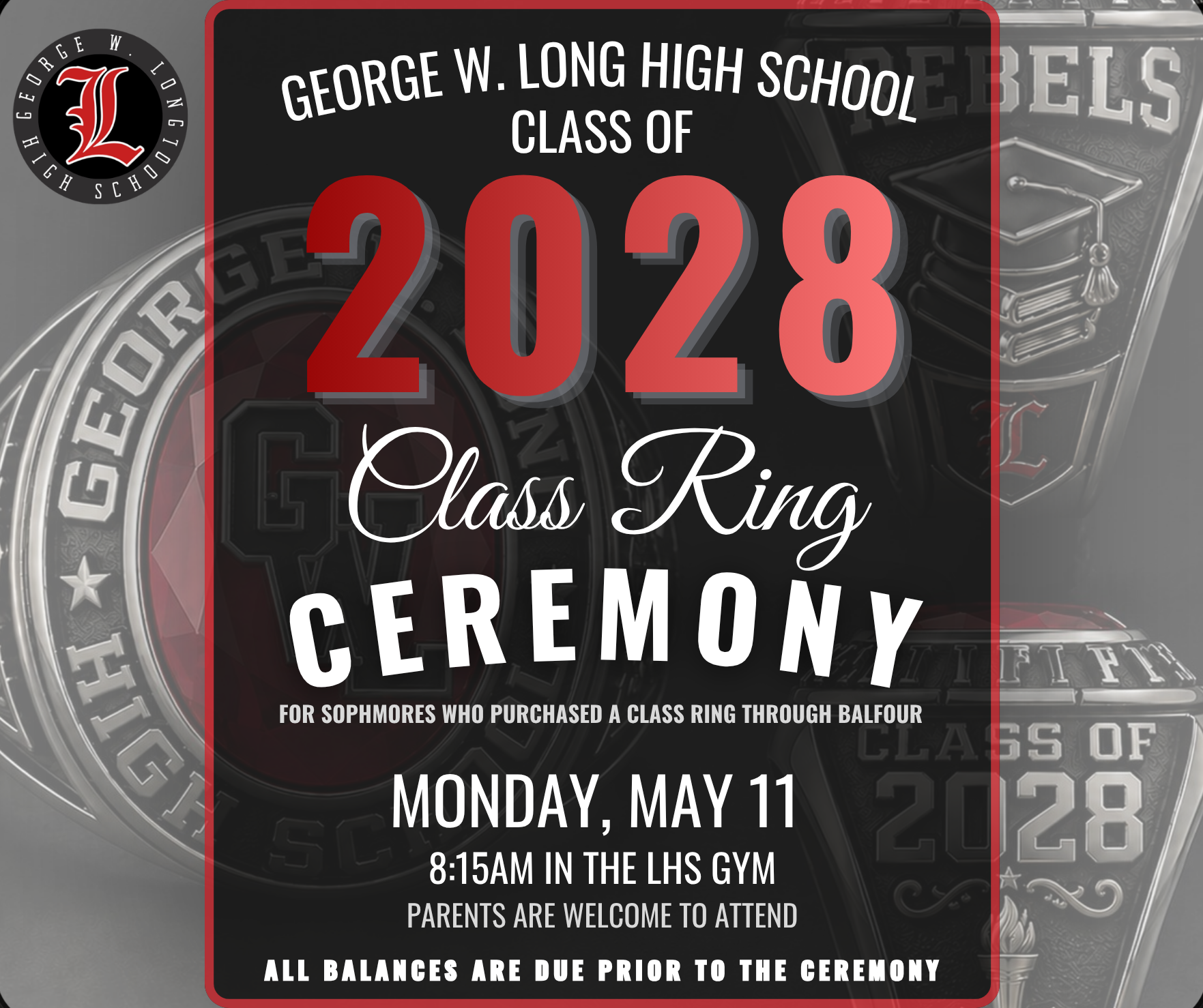 Class Ring Ceremony