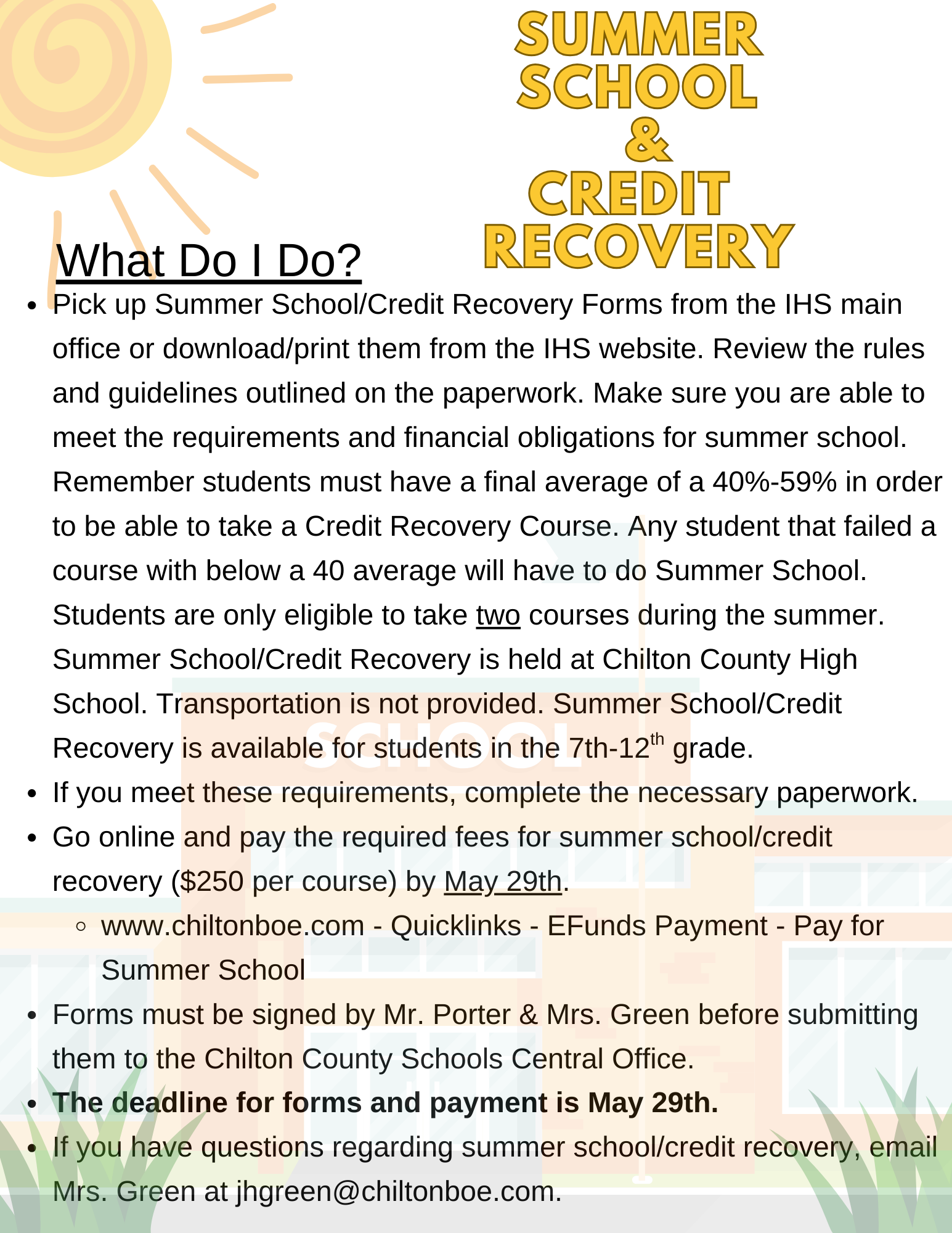 Summer School Flyer