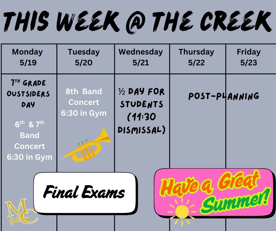 this week at Mossy Creek