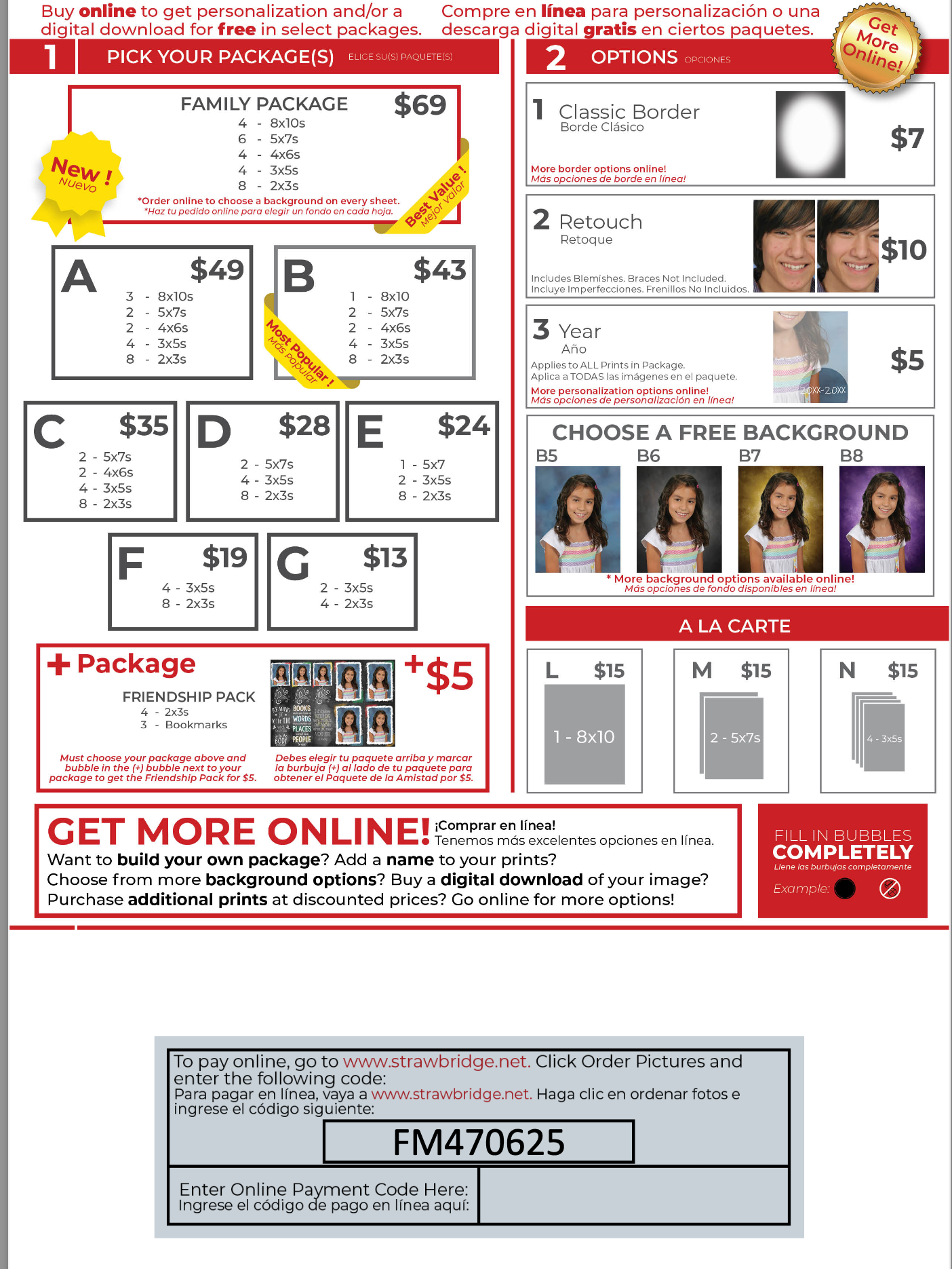 School Picture Day is August 27th!