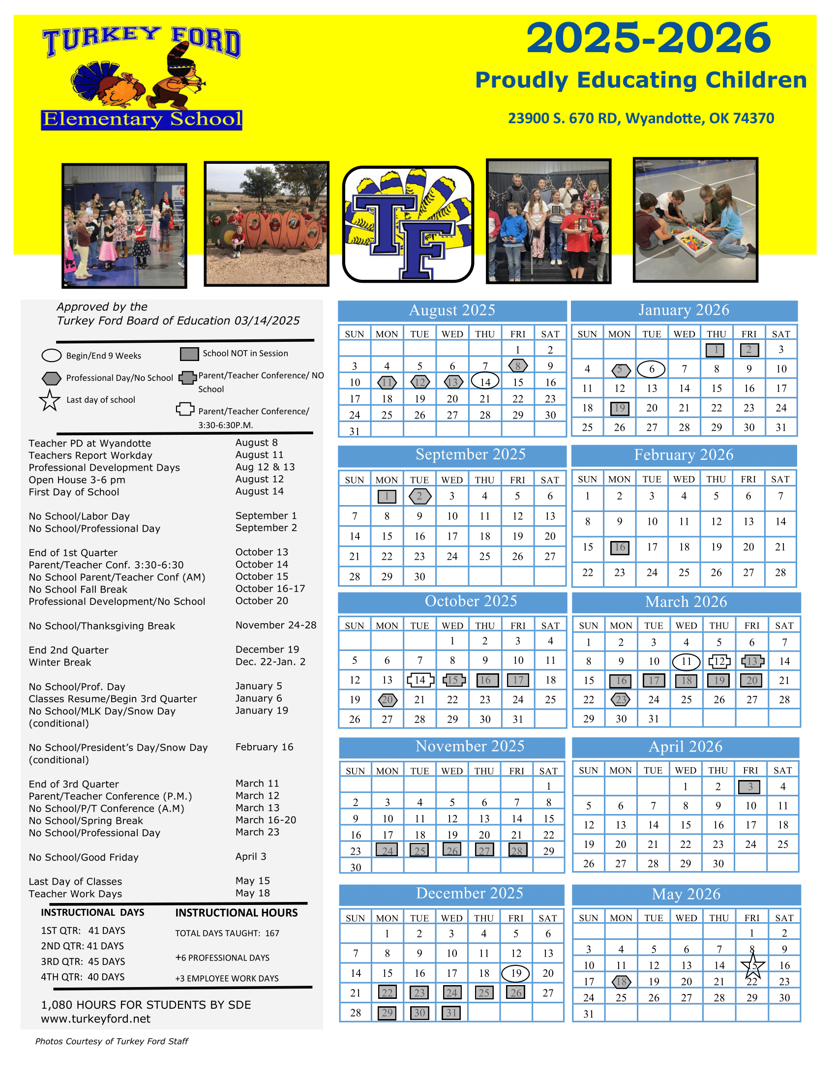 2024-2025 Academic Calendar