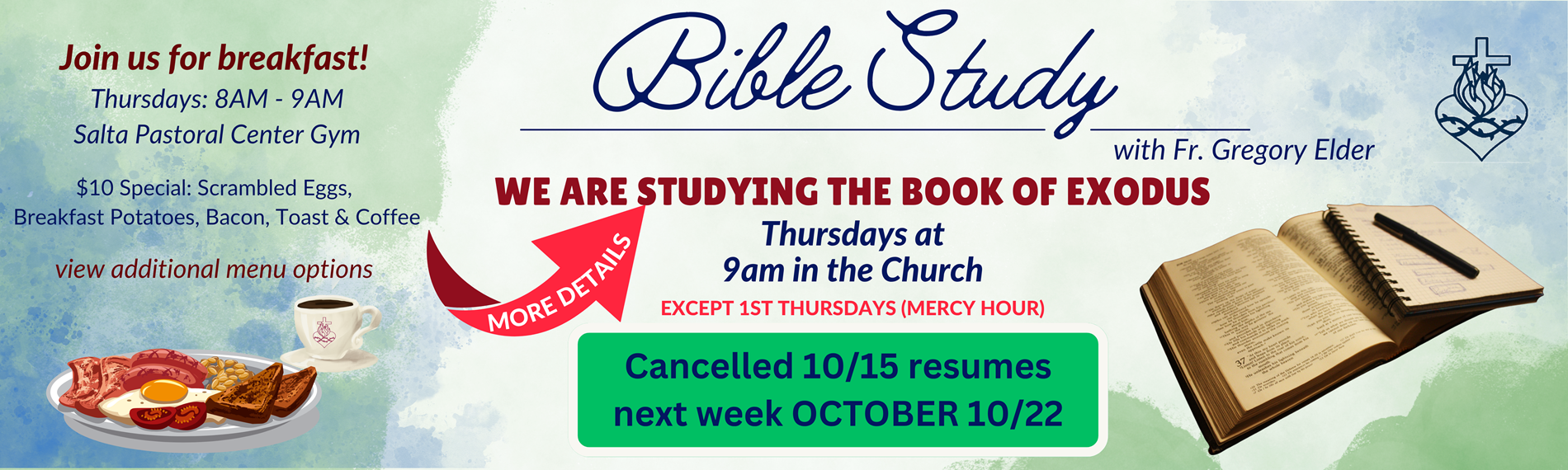 Bible Study Thursdays 9am