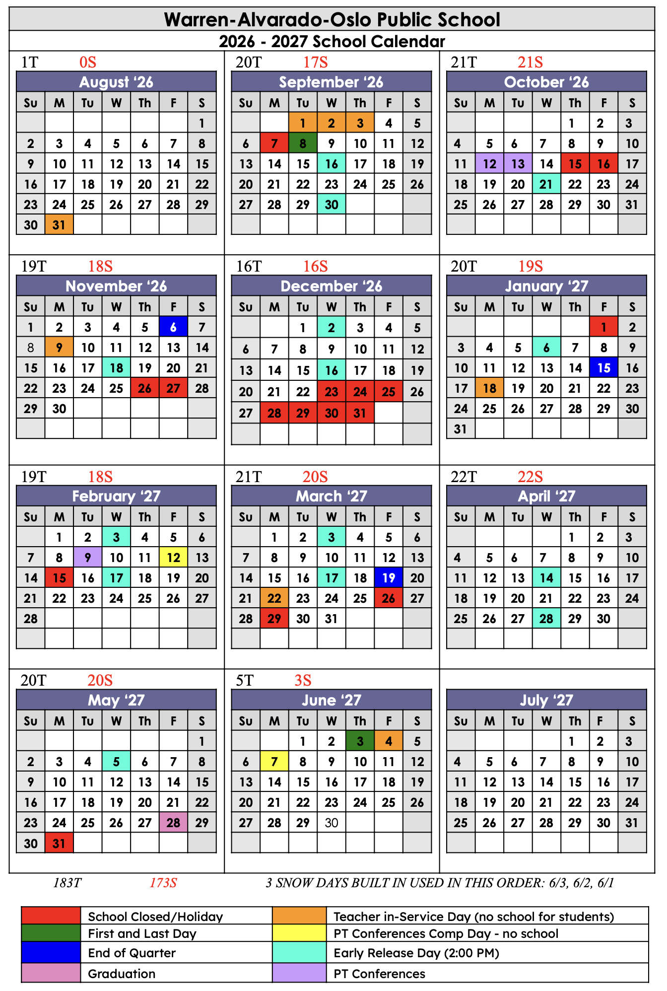 calendar